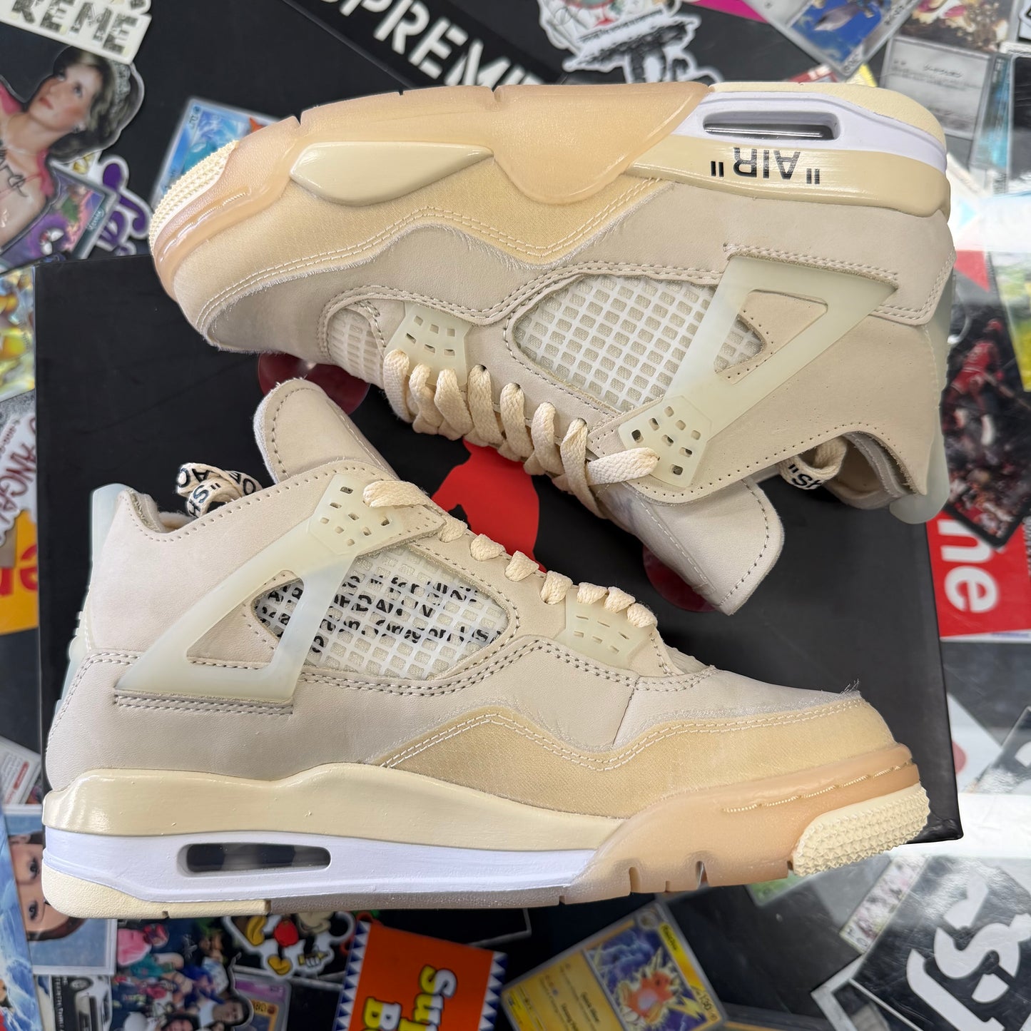Jordan 4 Retro Off-White Sail (Women's) U6.5W