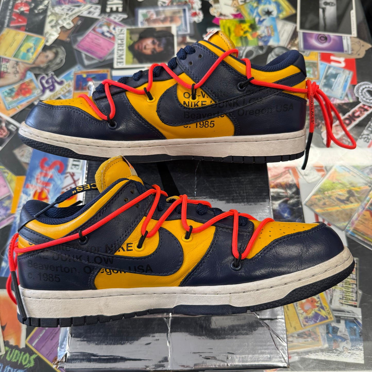 Nike Dunk Low Off-White University Gold U8