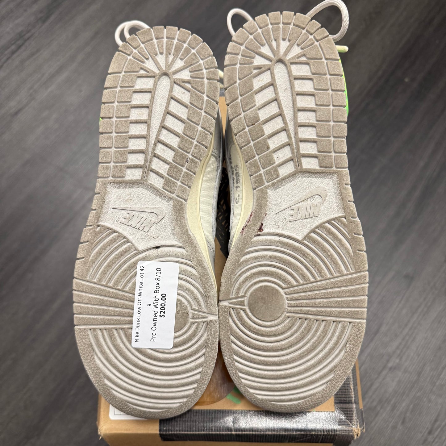 Nike Dunk Low Off-White Lot 42