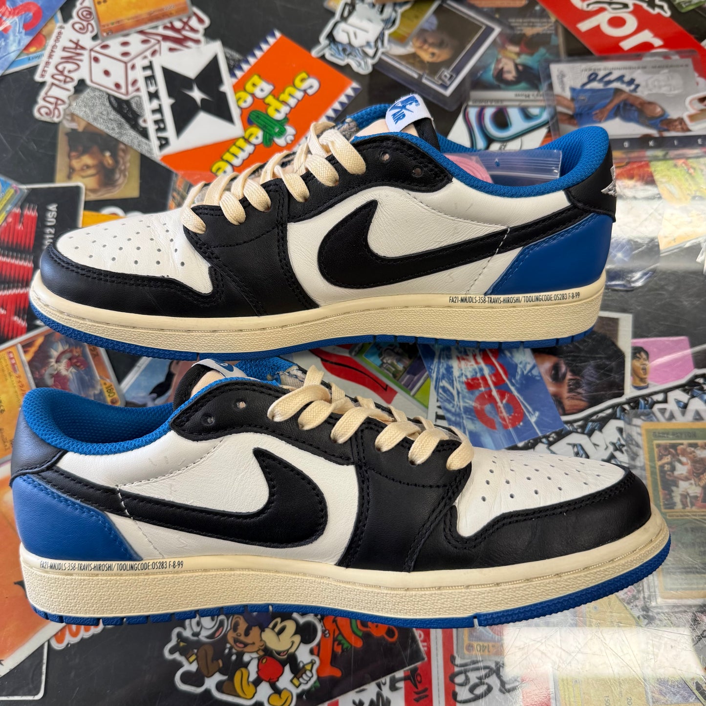 Jordan 1 Retro Low Fragment Travis Scott U6.5