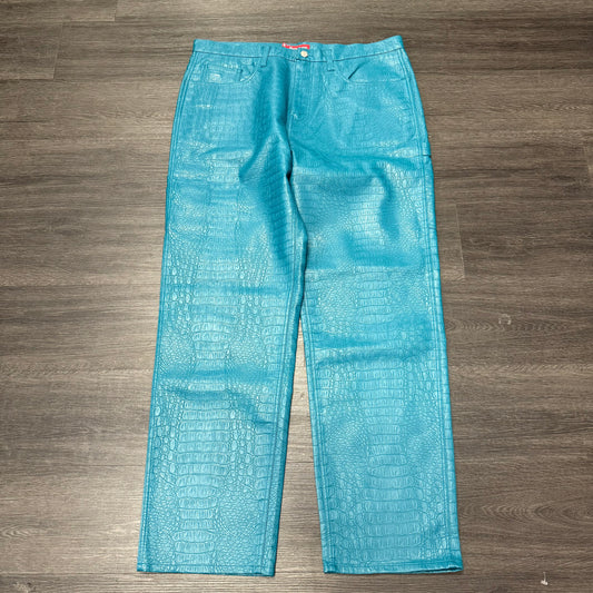 Supreme Blue Pants Croc