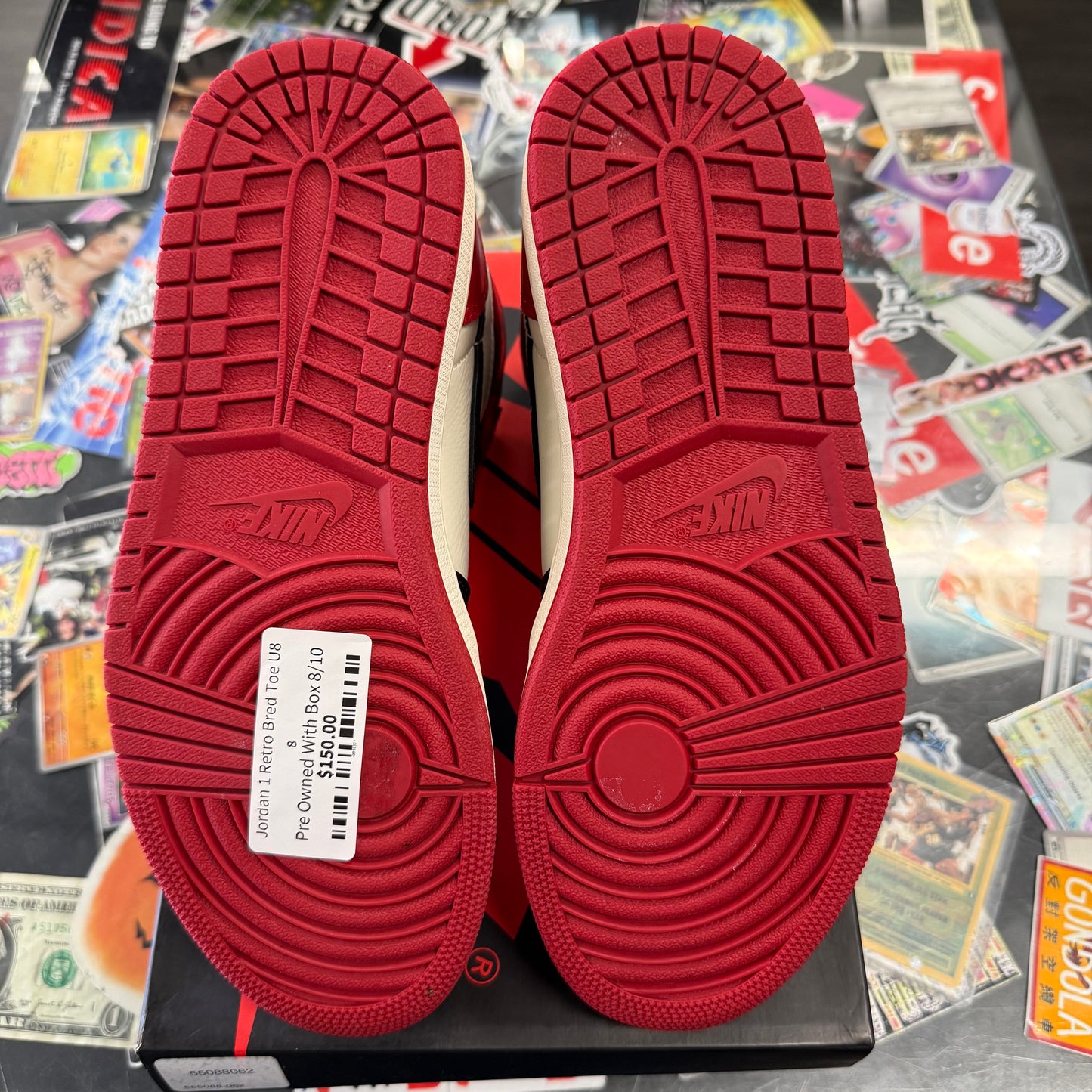 Jordan 1 Retro Bred Toe U8
