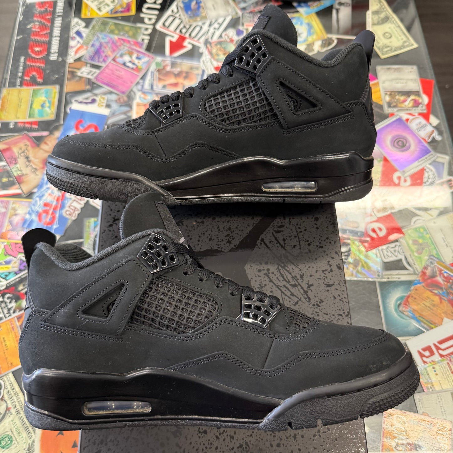 Jordan 4 Retro Black Cat 2025 U9