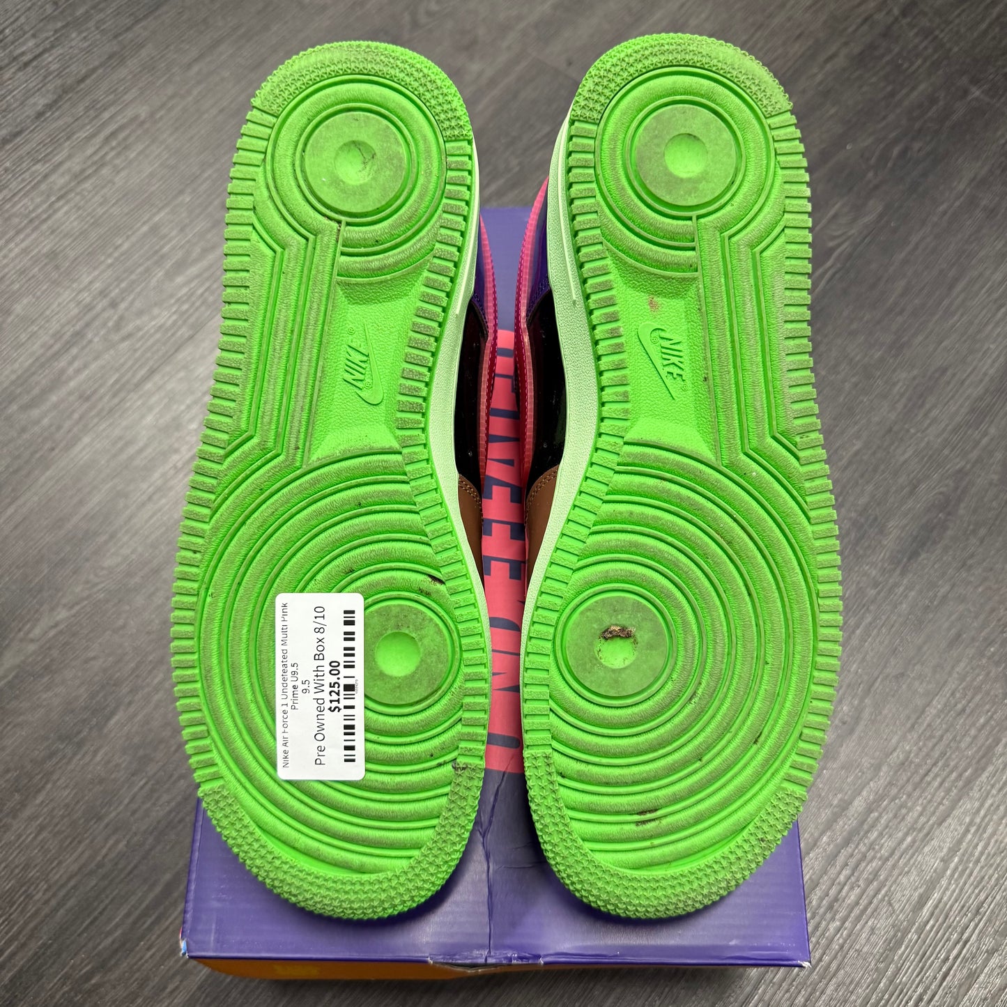 Nike Air Force 1 Undefeated Multi Pink Prime U9.5