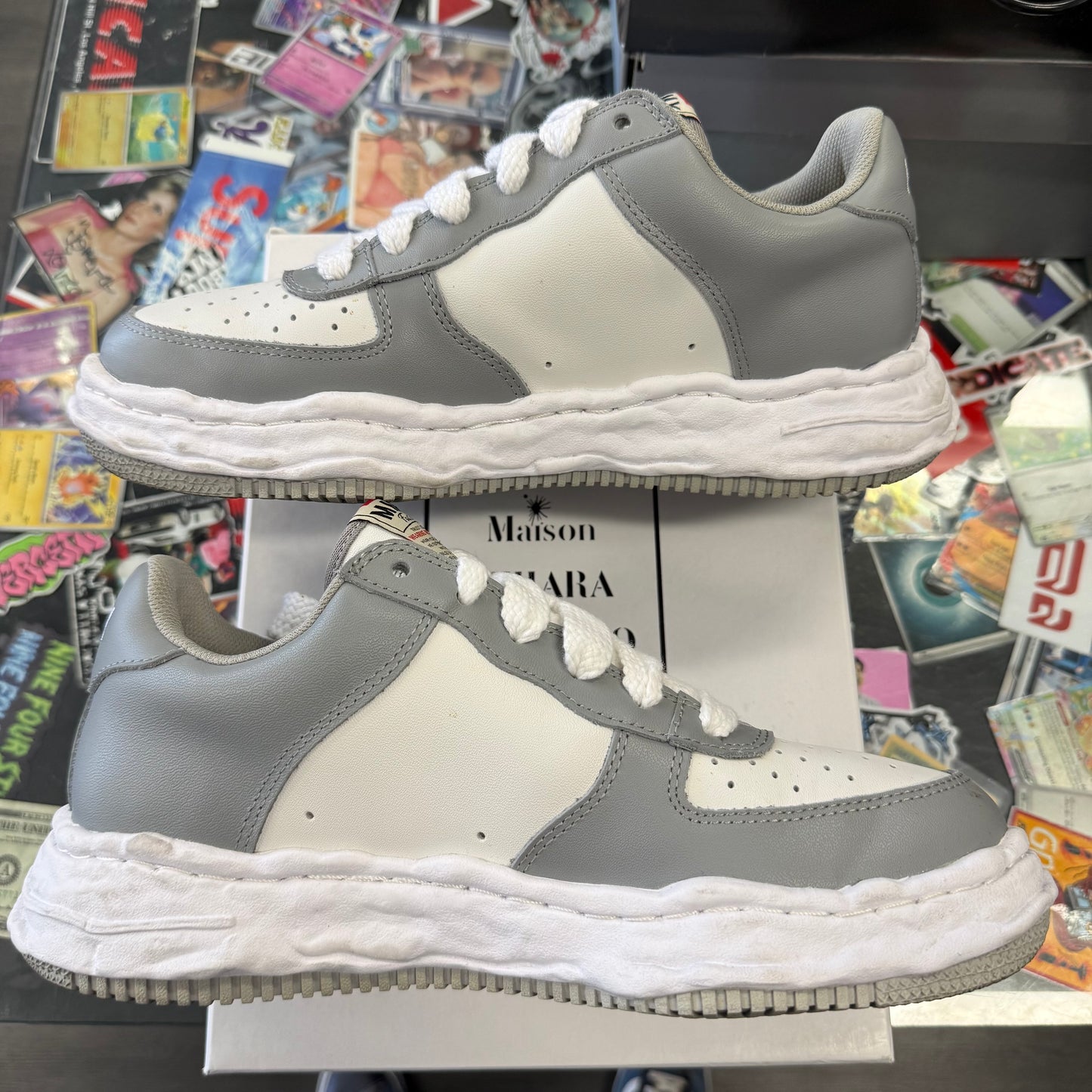 Maison Mihara Yasuhiro Wayne OG Sole Low White Grey