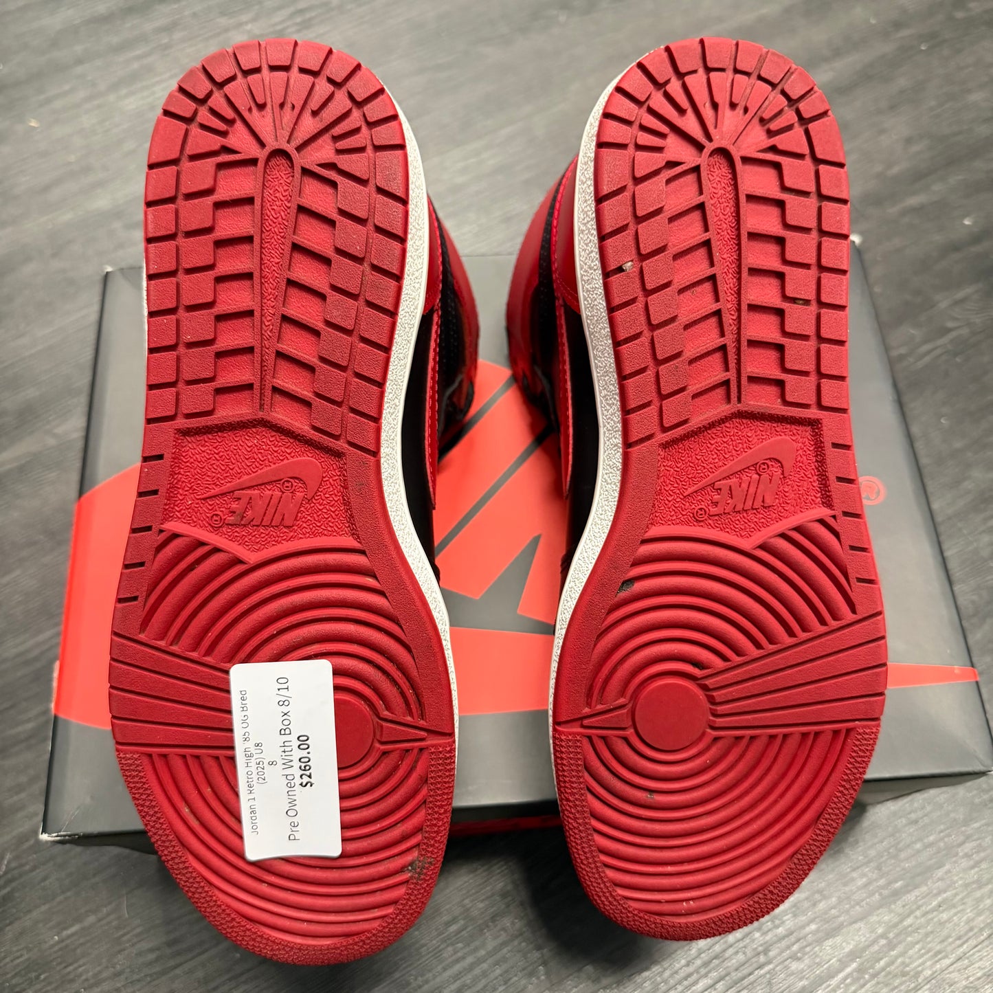 Jordan 1 Retro High '85 OG Bred (2025) U8