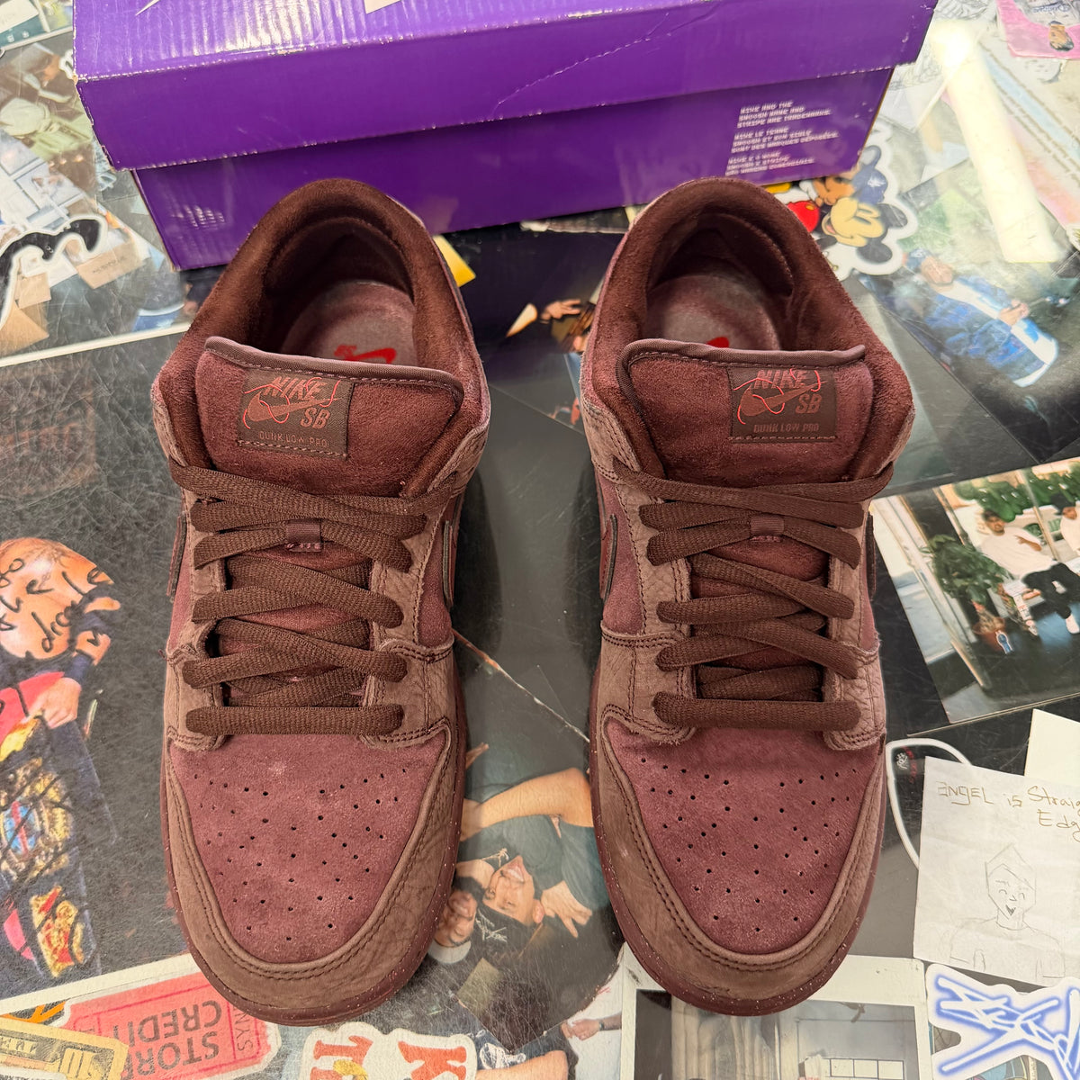 Nike SB Dunk Low City Of Love Burgundy Crush U11