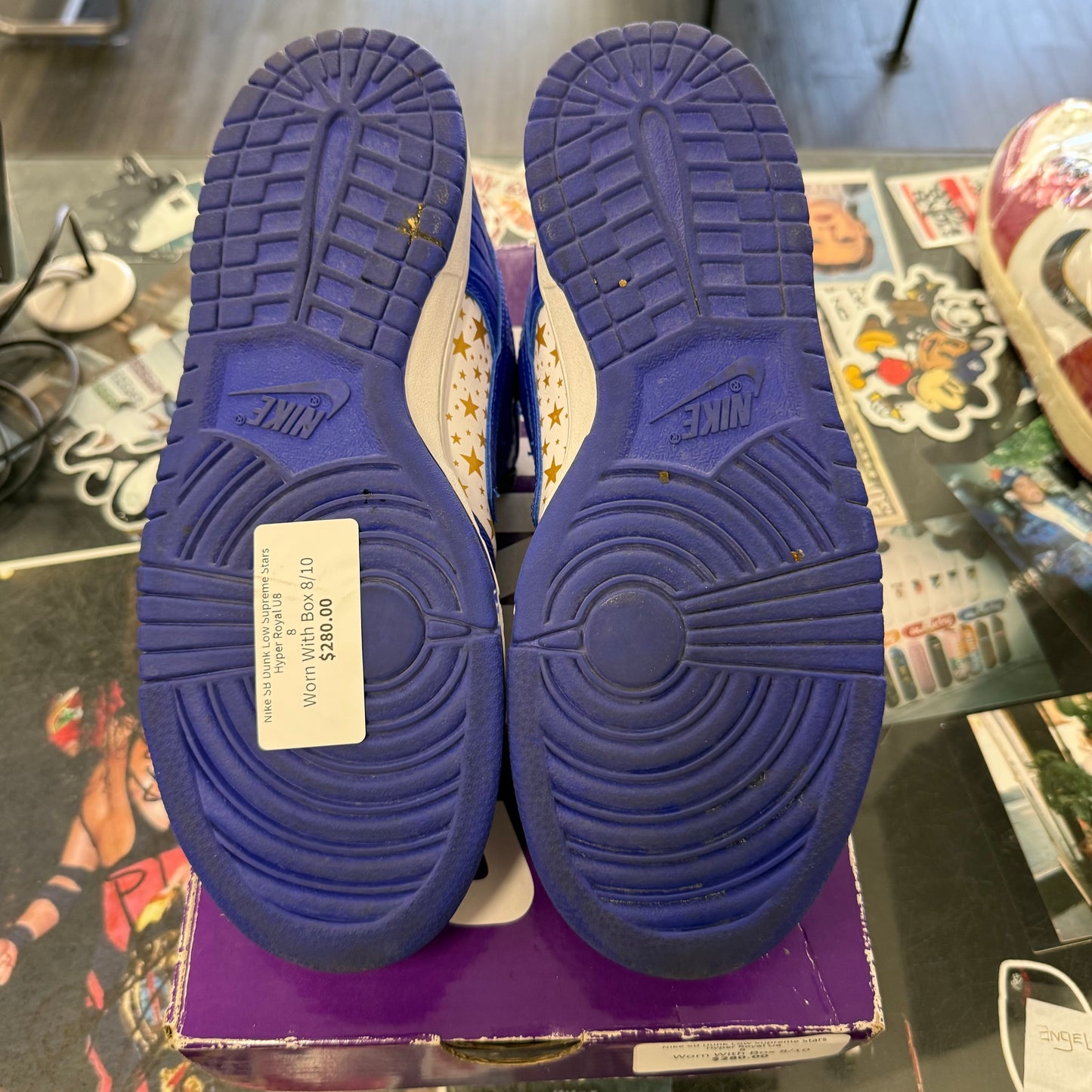 Nike SB Dunk Low Supreme Stars Hyper Royal U8