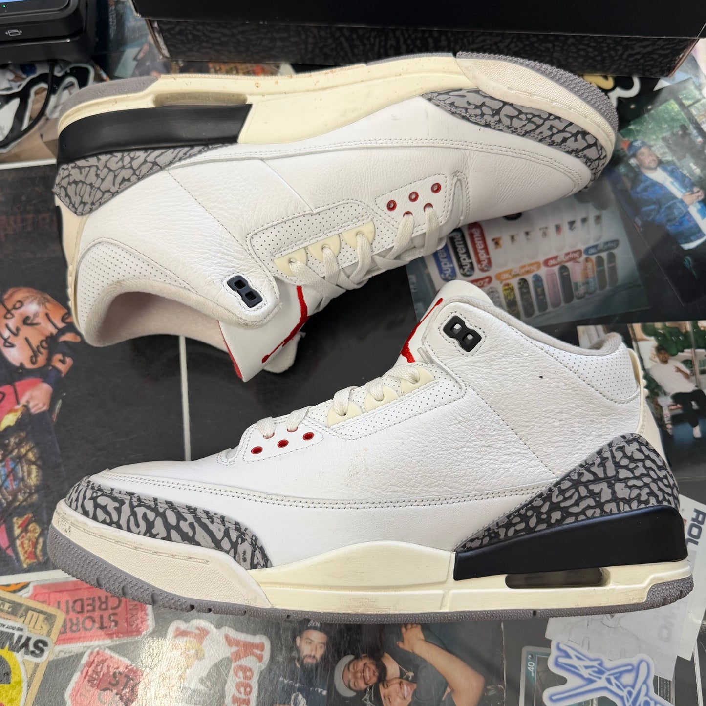 Jordan 3 Retro White Cement Reimagined U13