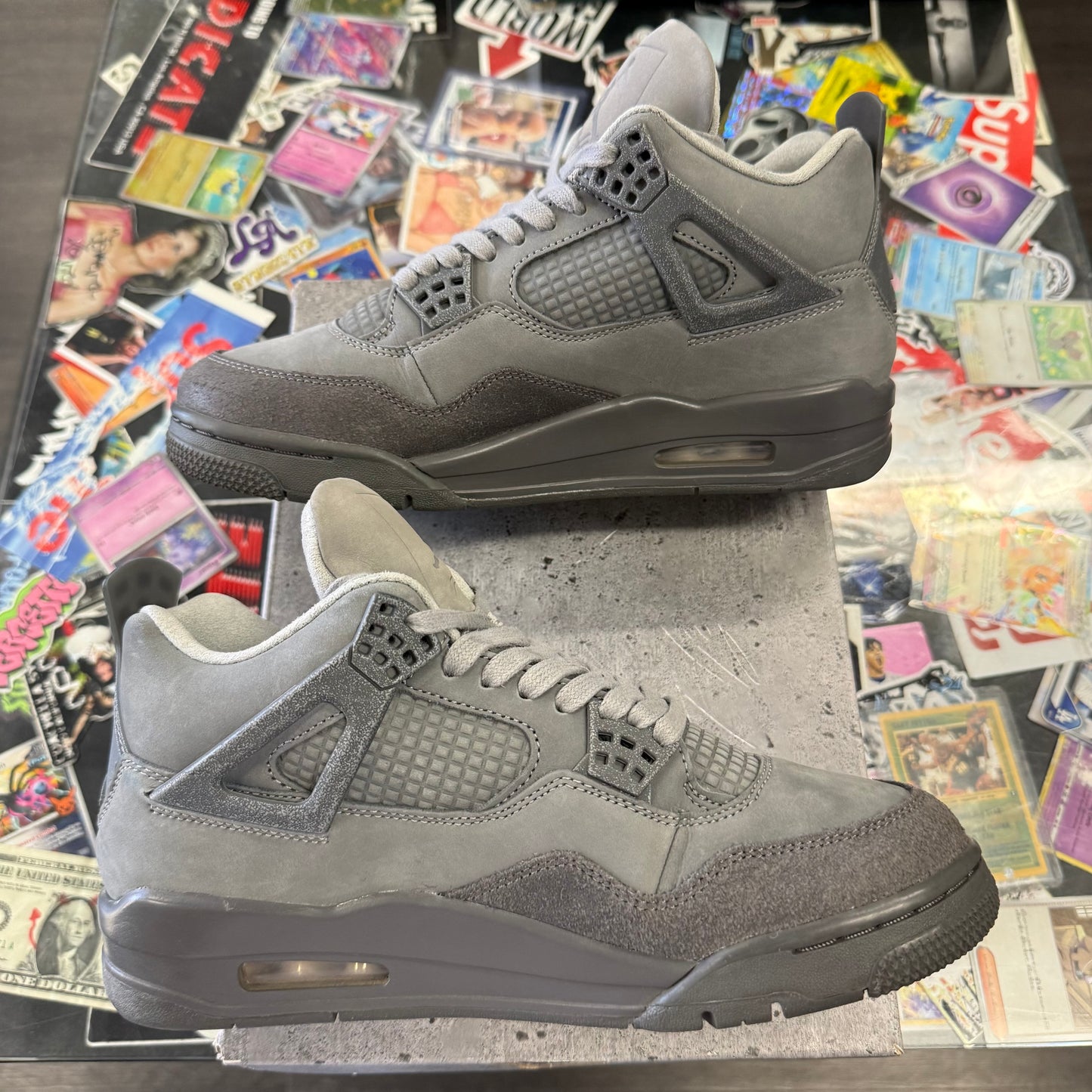 Jordan 4 Retro SE Paris Olympics Wet Cement U7.5
