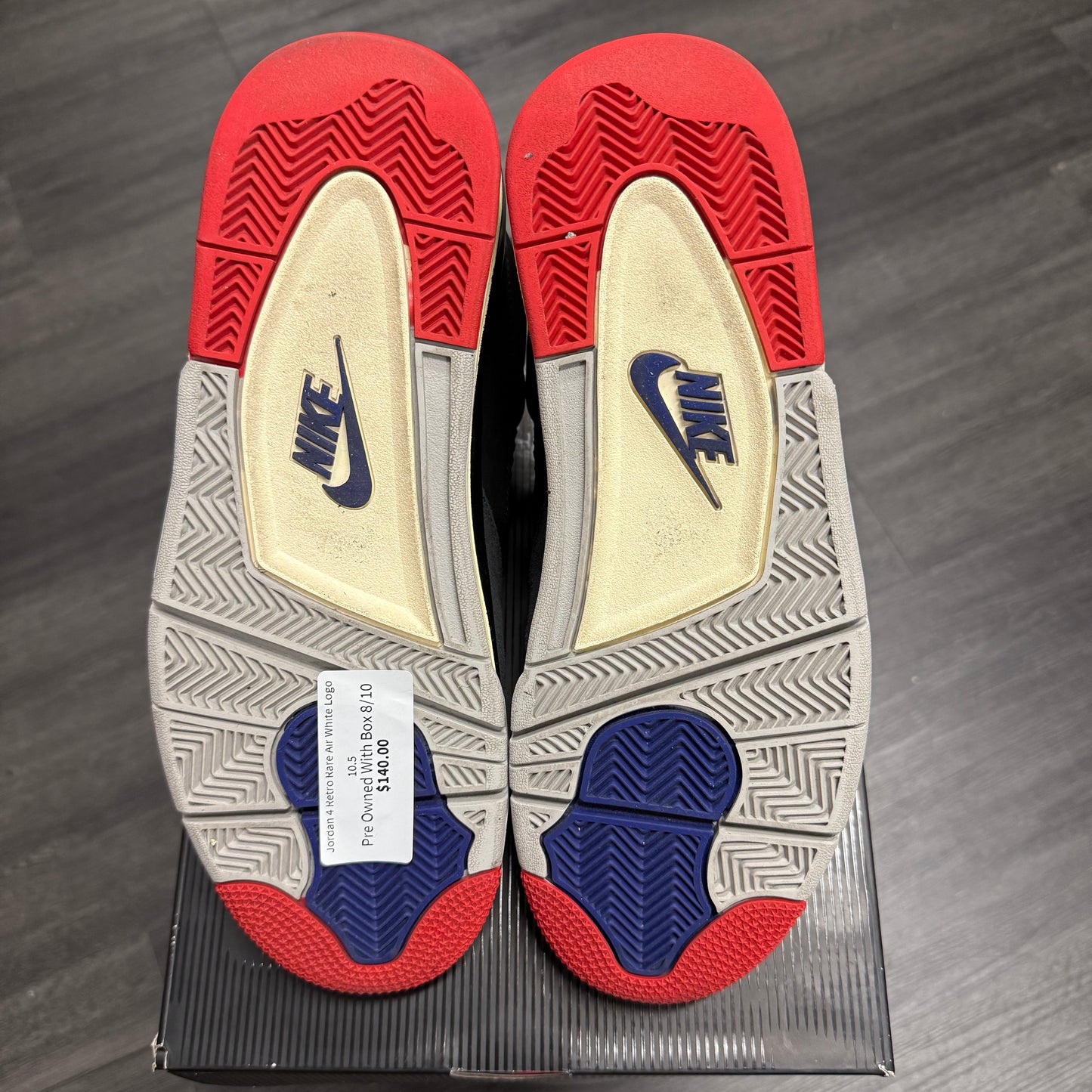 Jordan 4 Retro Rare Air White Logo