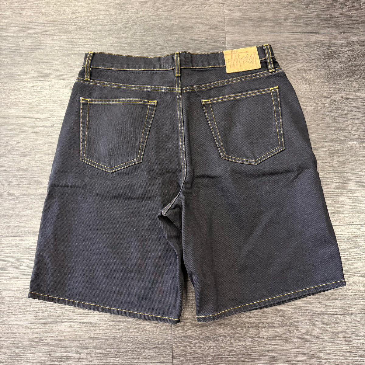 Stussy Jorts Black Contrast