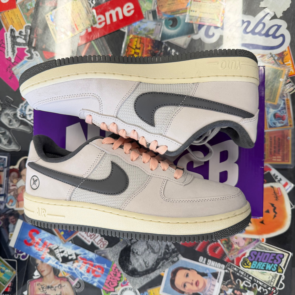 Nike SB Air Force 1 Low Yuto Horigome White Iron Grey