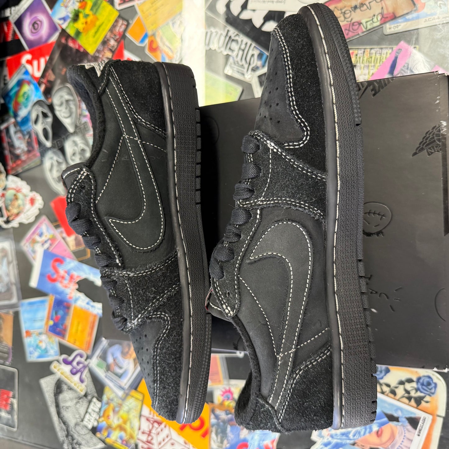 Jordan 1 Retro Low OG SP Travis Scott Black Phantom U7