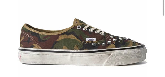 Vans Premium Authentic Woodland Camo Green