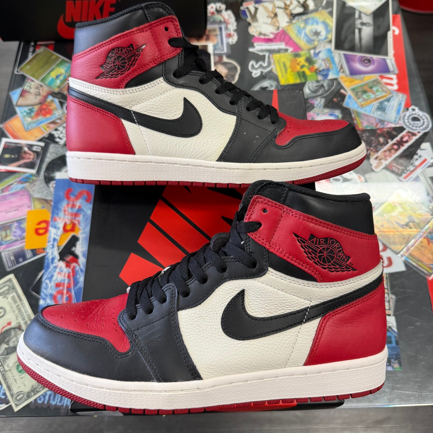 Jordan 1 Retro Bred Toe U10