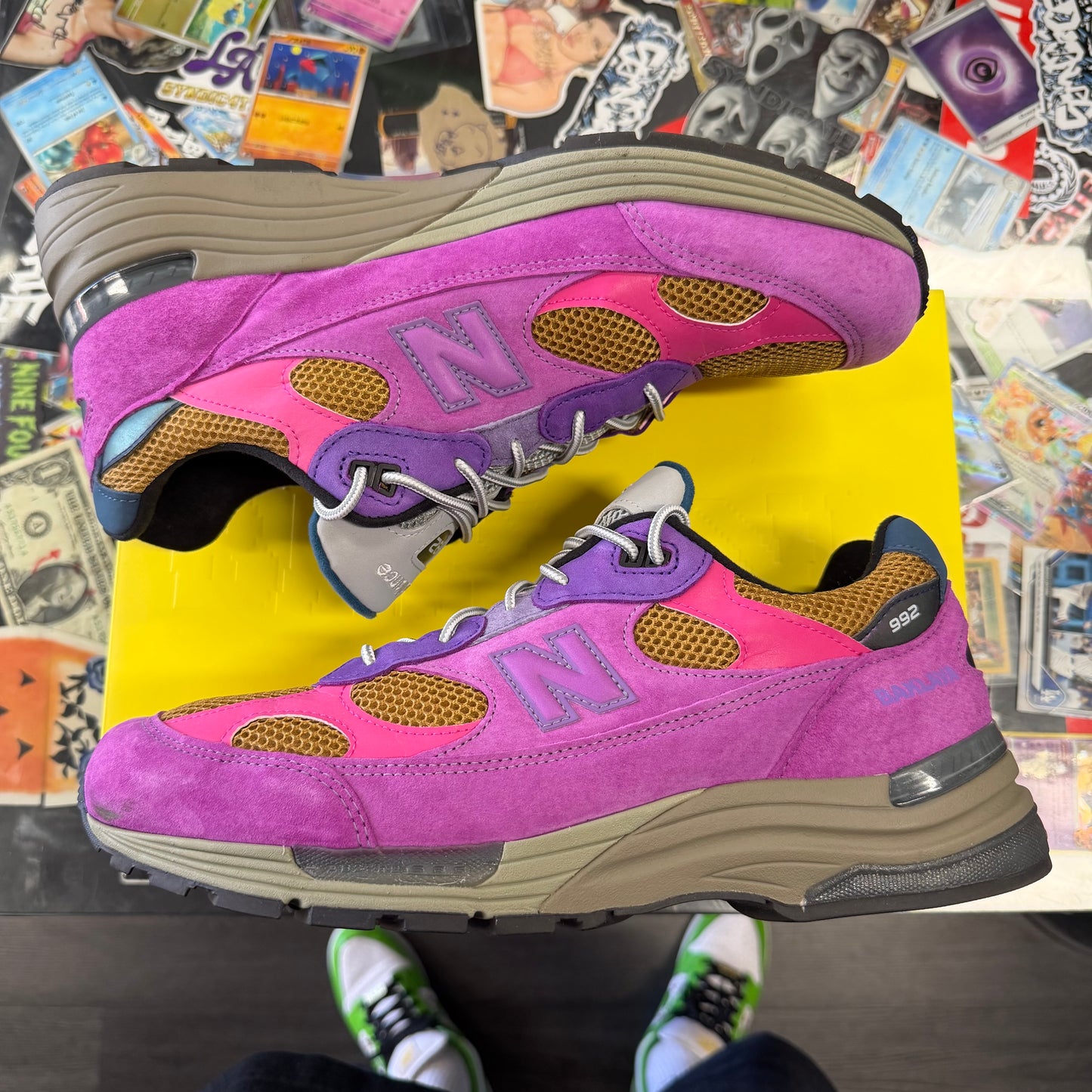 New Balance 992 MiUSA Action Bronson Digitalis Purpurea U11.5