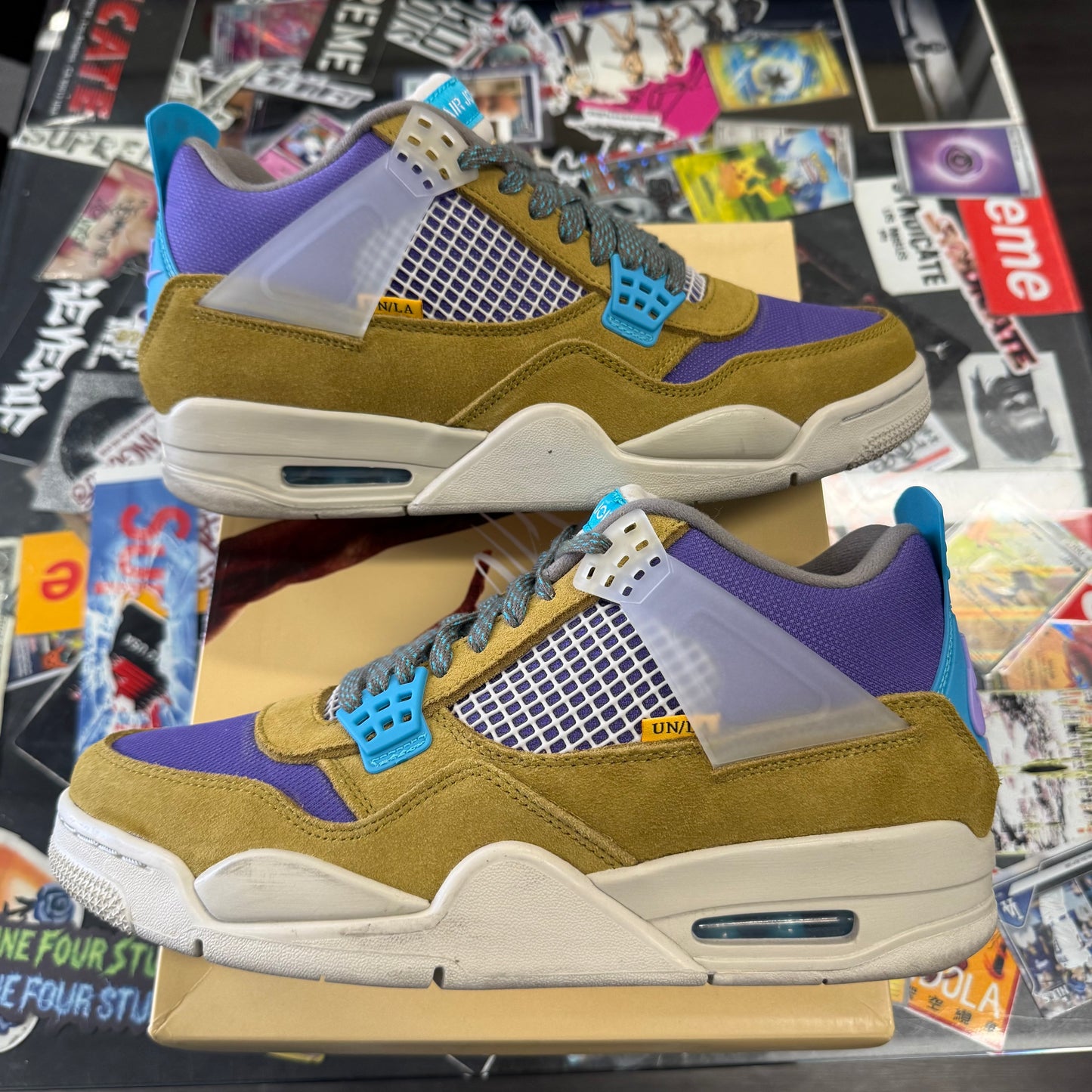 Jordan 4 Retro Union Desert Moss U9