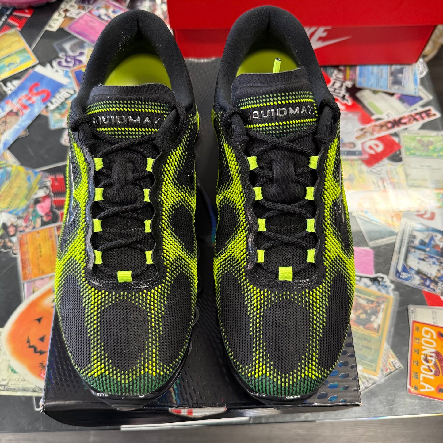 Nike Air Liquid Max Black Green Apple