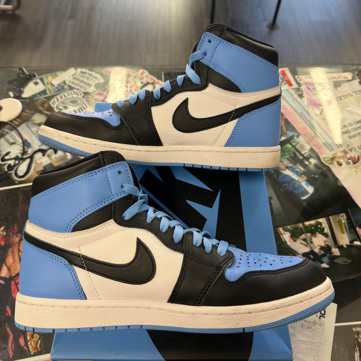 Jordan 1 Retro UNC Toe U9