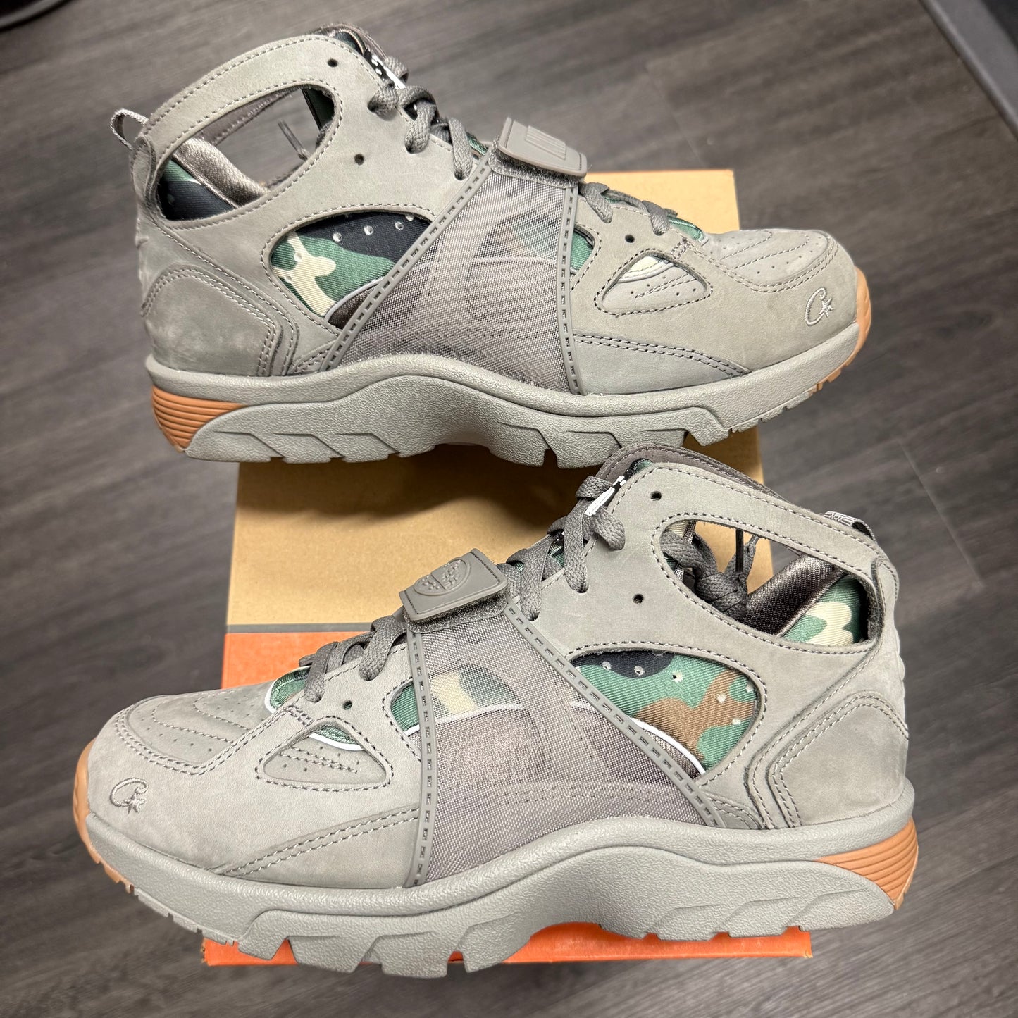 Nike Air Trainer Huarache Corteiz Gully Grey U”