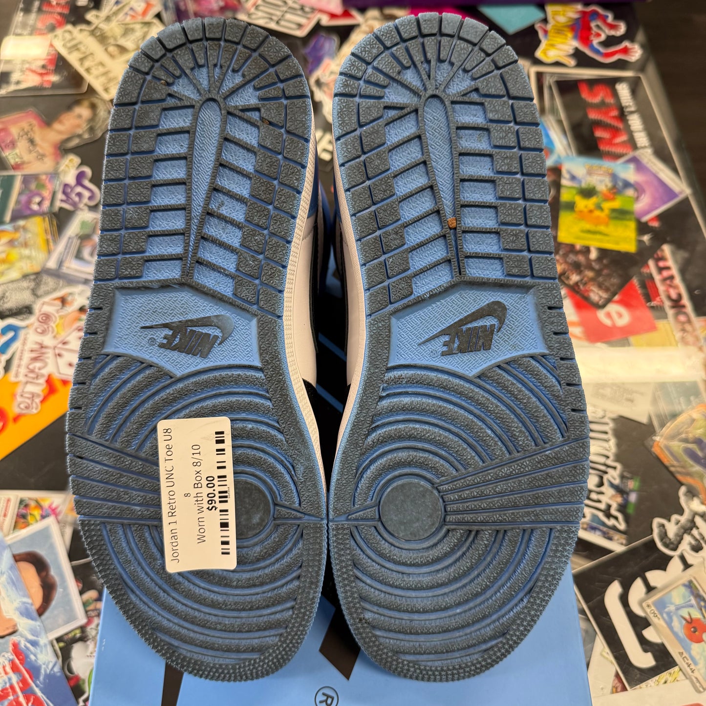 Jordan 1 Retro UNC Toe U8