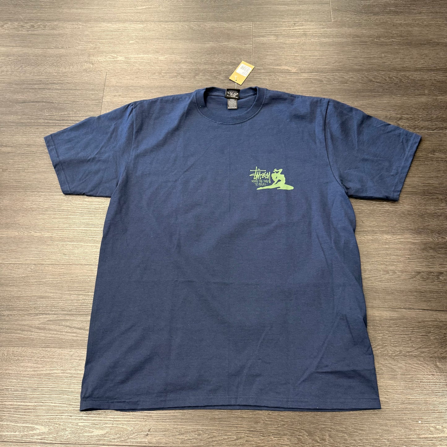 Stussy Navy Relax Tee