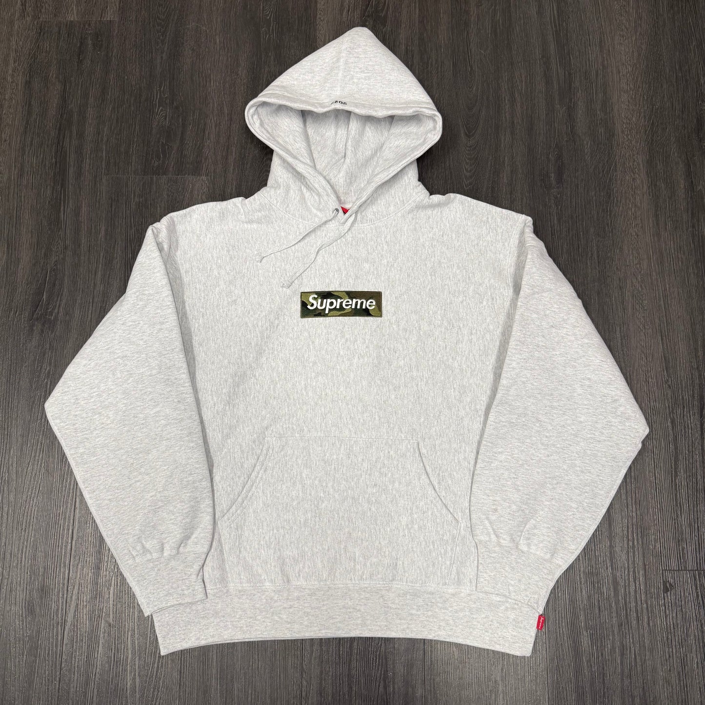 Supreme Box Logo Hooded Sweatshirt (FW23) Ash Grey