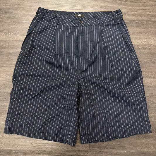 Stussy Pinstripe Navy Shorts
