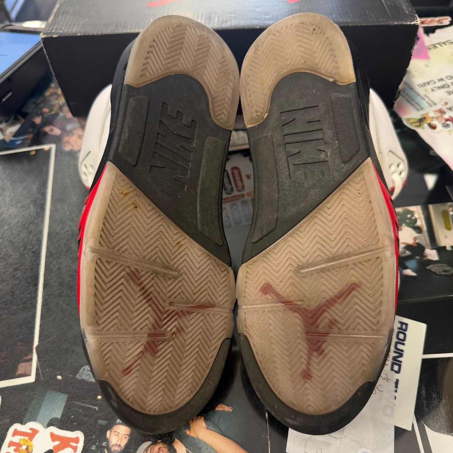Jordan 5 Retro Fire Red Silver Tongue U9