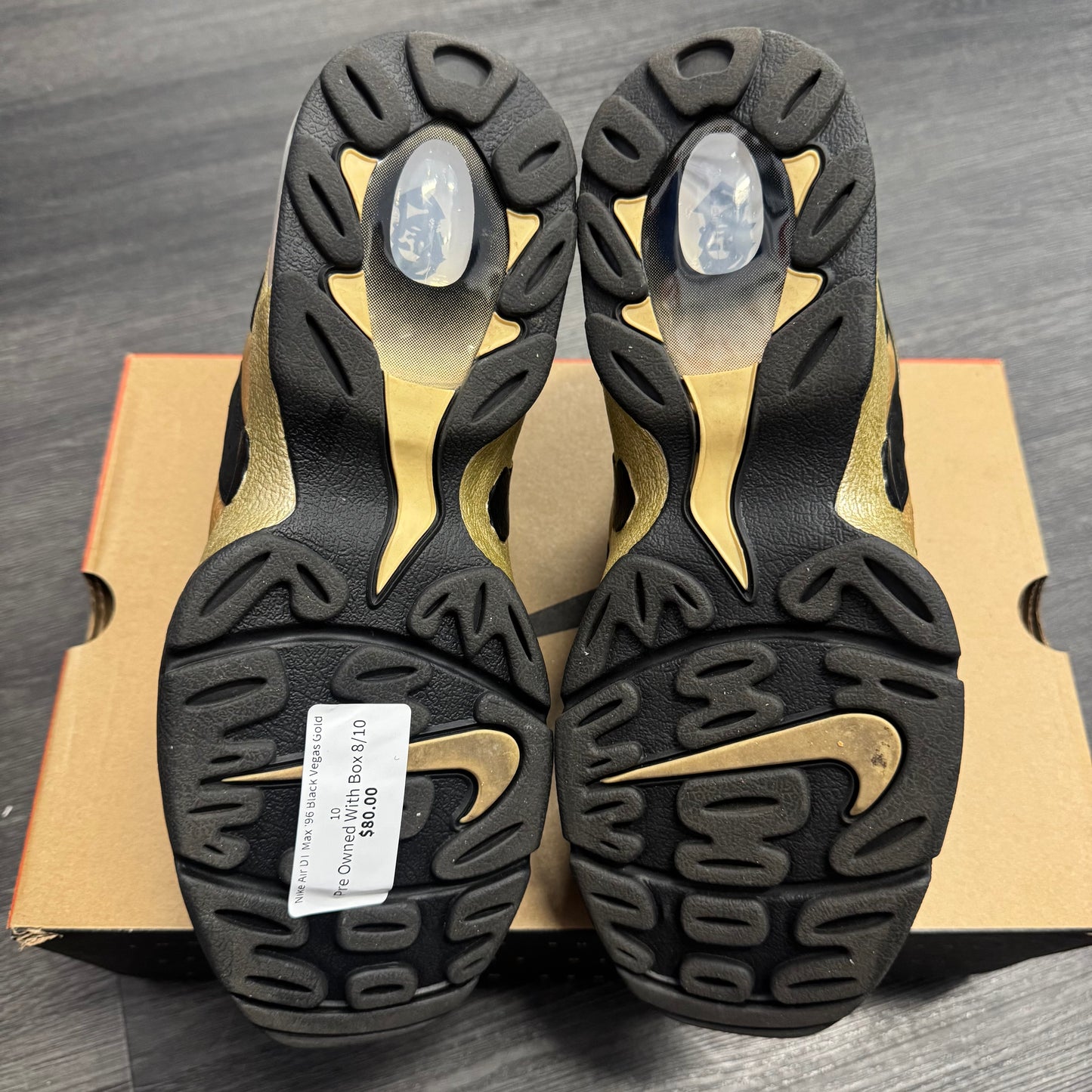 Nike Air DT Max '96 Black Vegas Gold