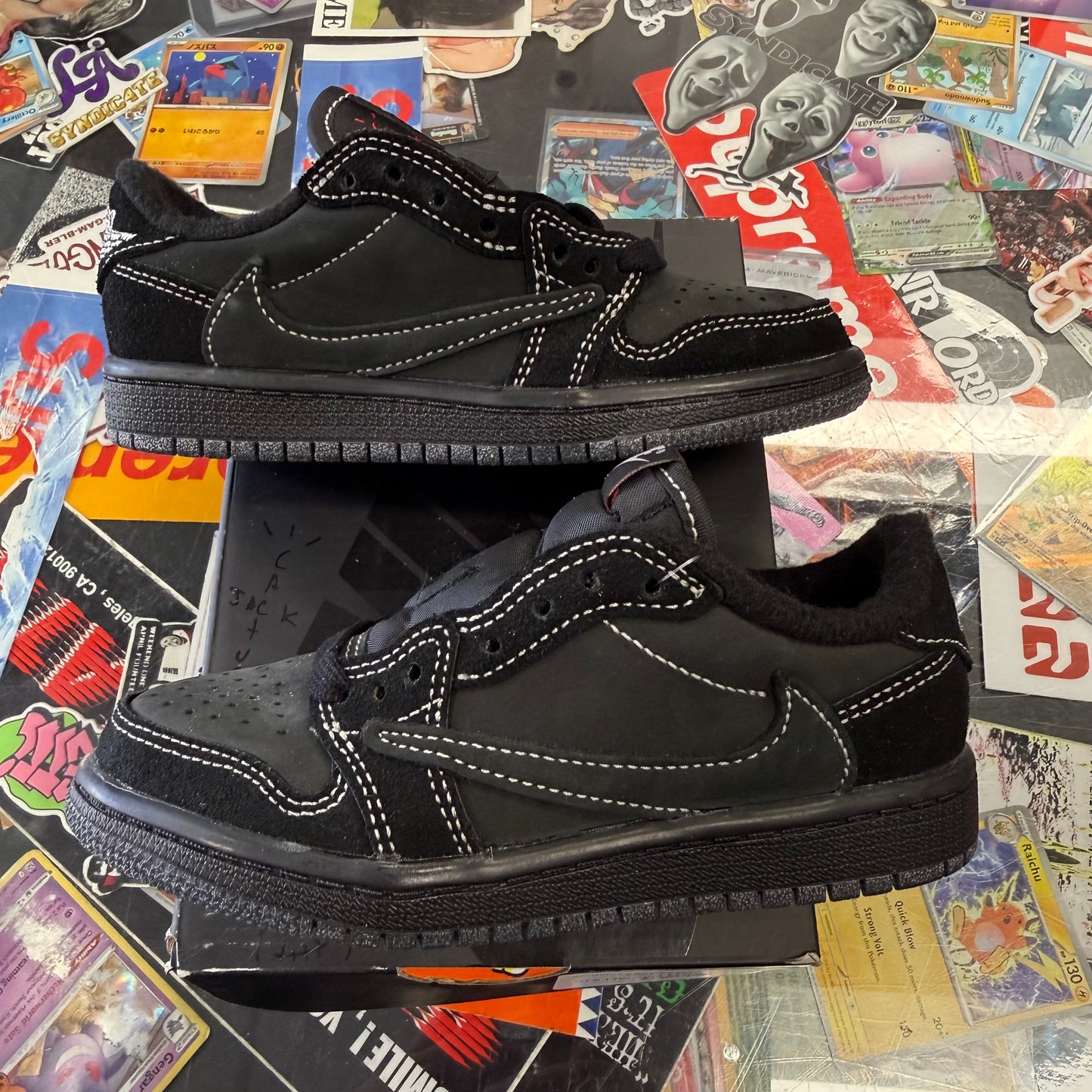 Jordan 1 Retro Low OG SP Travis Scott Black Phantom (PS)