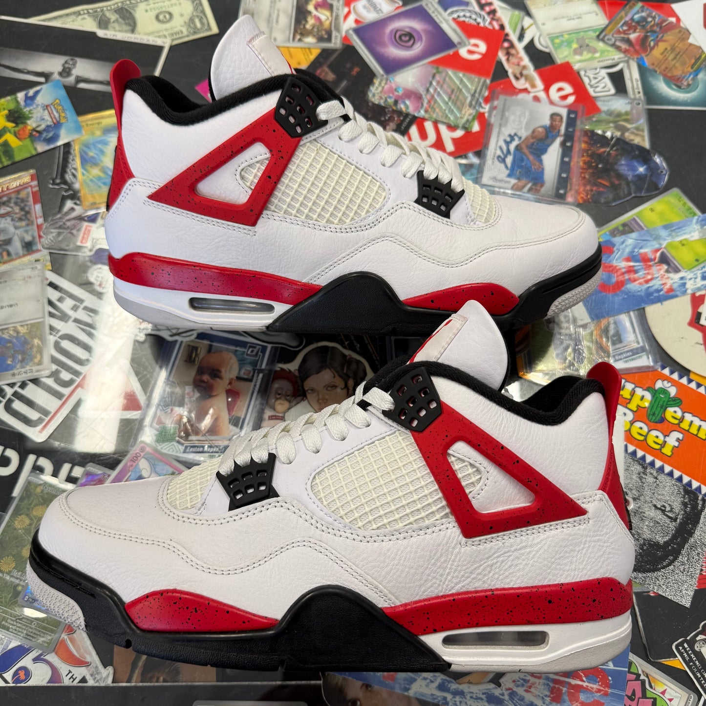 Jordan 4 Retro Red Cement U10.5