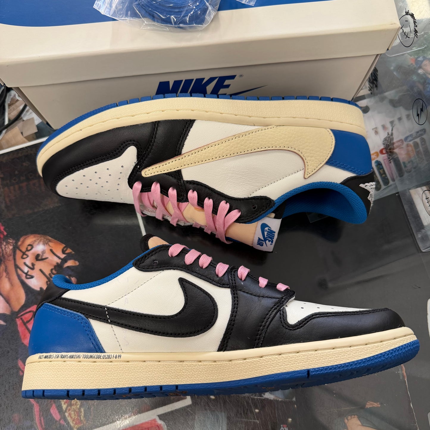 Jordan 1 Retro Low Fragment Travis Scott U8