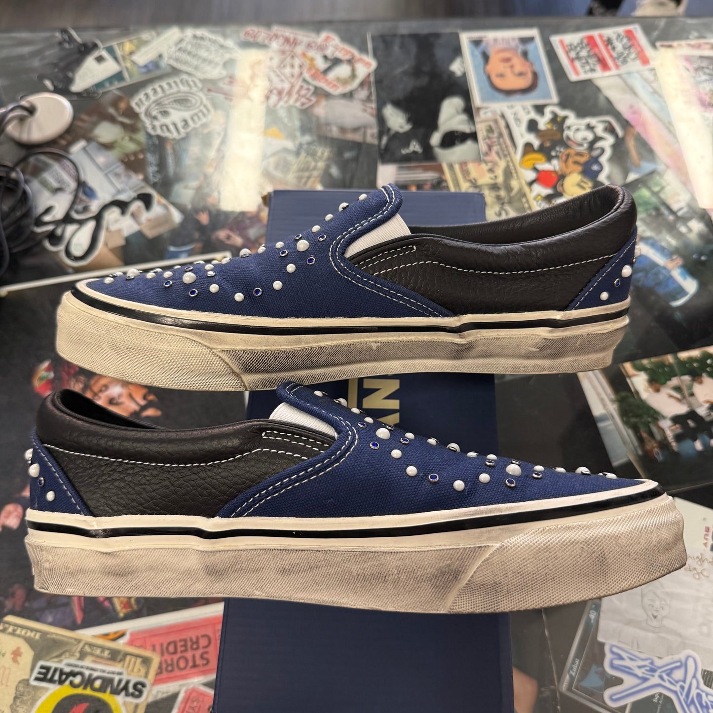 Vans LX Classic Slip-On 98 Pearlized Pack Indigo