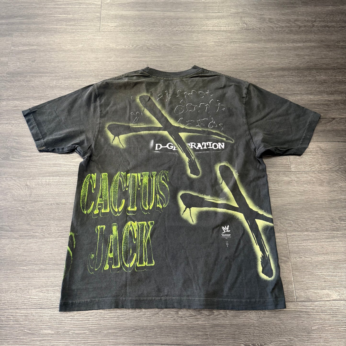 Travis Scott x WWE Two Words DX Tee Black
