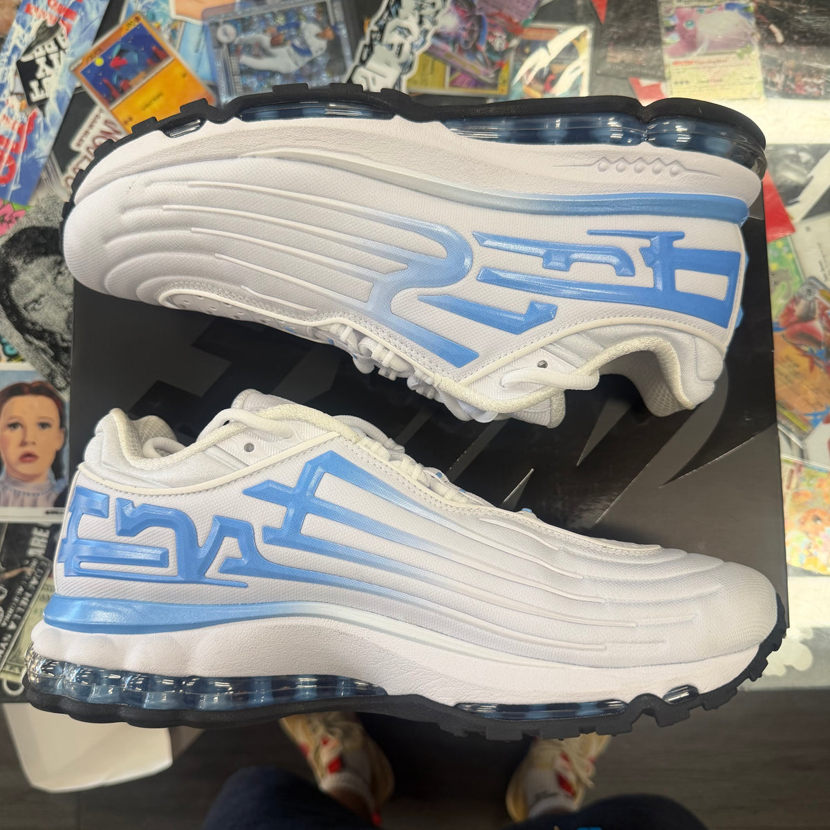 Nike Air Max 2001 Air Ecstasy Supreme White University Blue U9.5