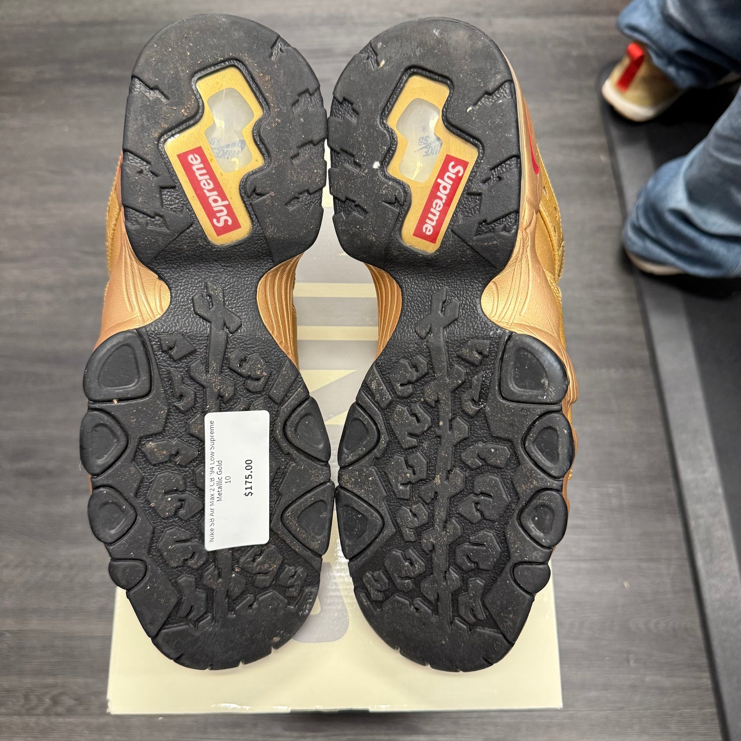 Nike SB Air Max 2 CB '94 Low Supreme Metallic Gold
