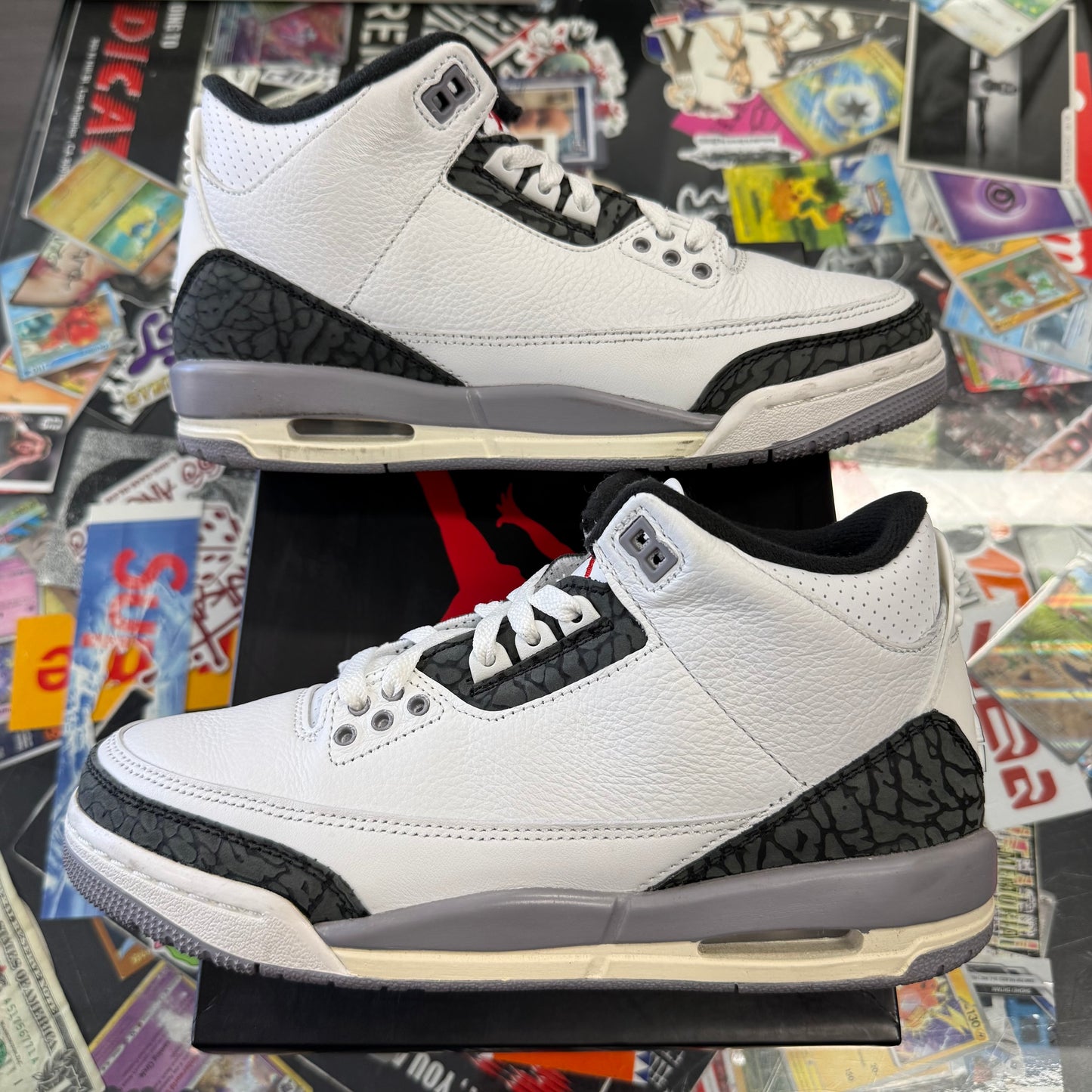 Jordan 3 Retro Cement Grey (GS)
