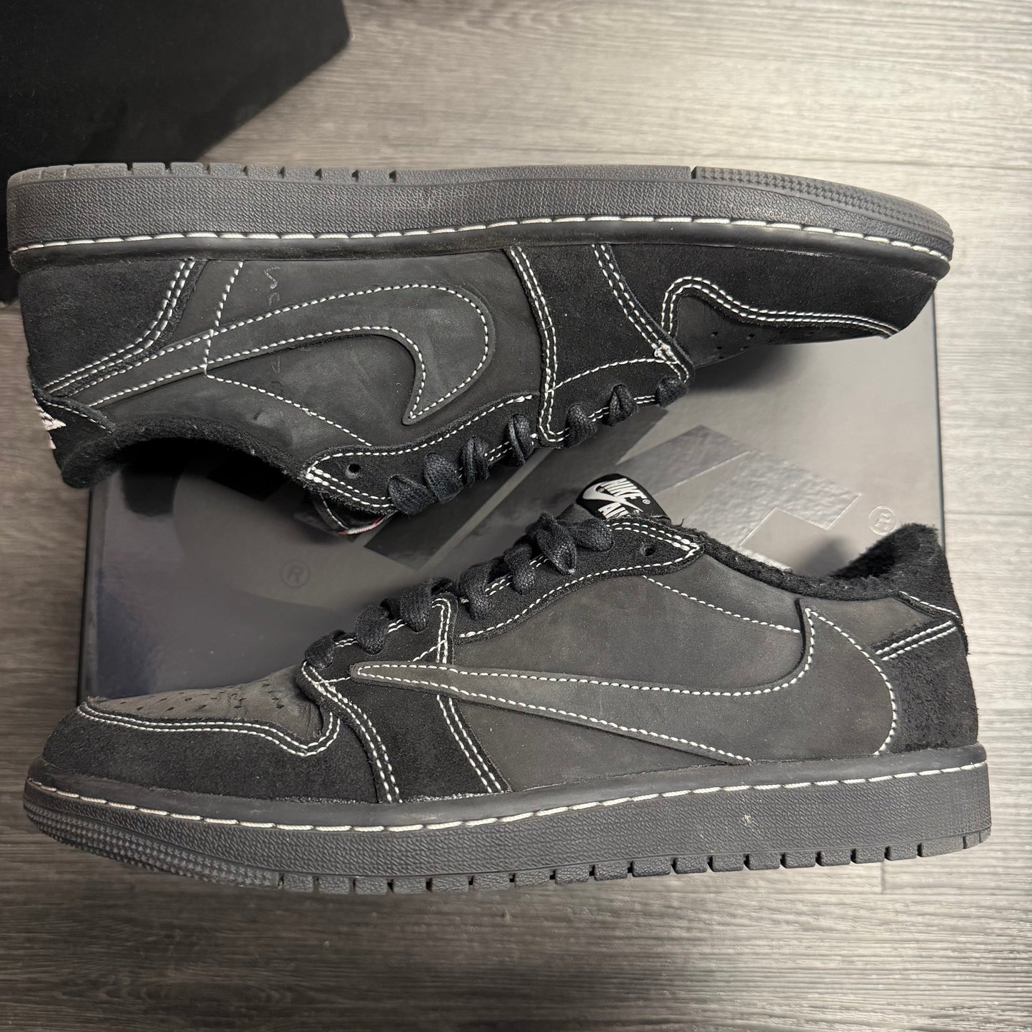 Jordan 1 Retro Low OG SP Travis Scott Black Phantom U8.5