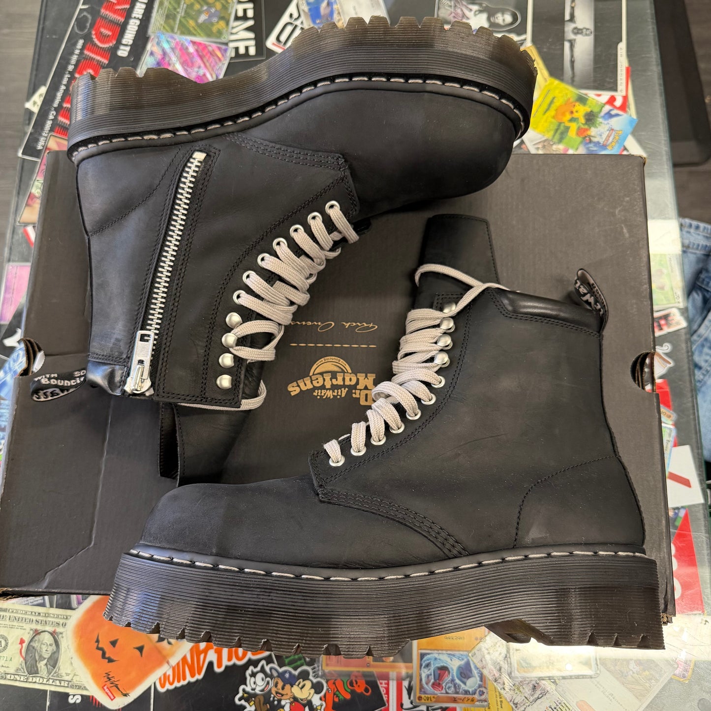 Dr. Martens 1460 DRKSHDW Quad Sole Steel Toe Boot