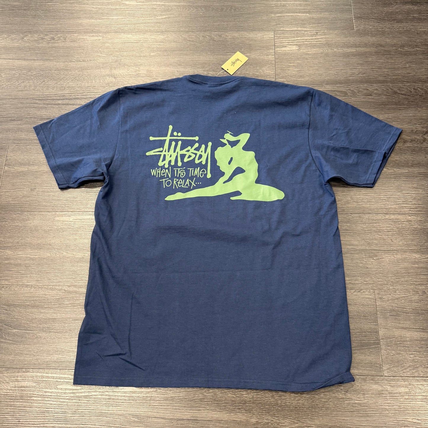 Stussy Navy Relax Tee