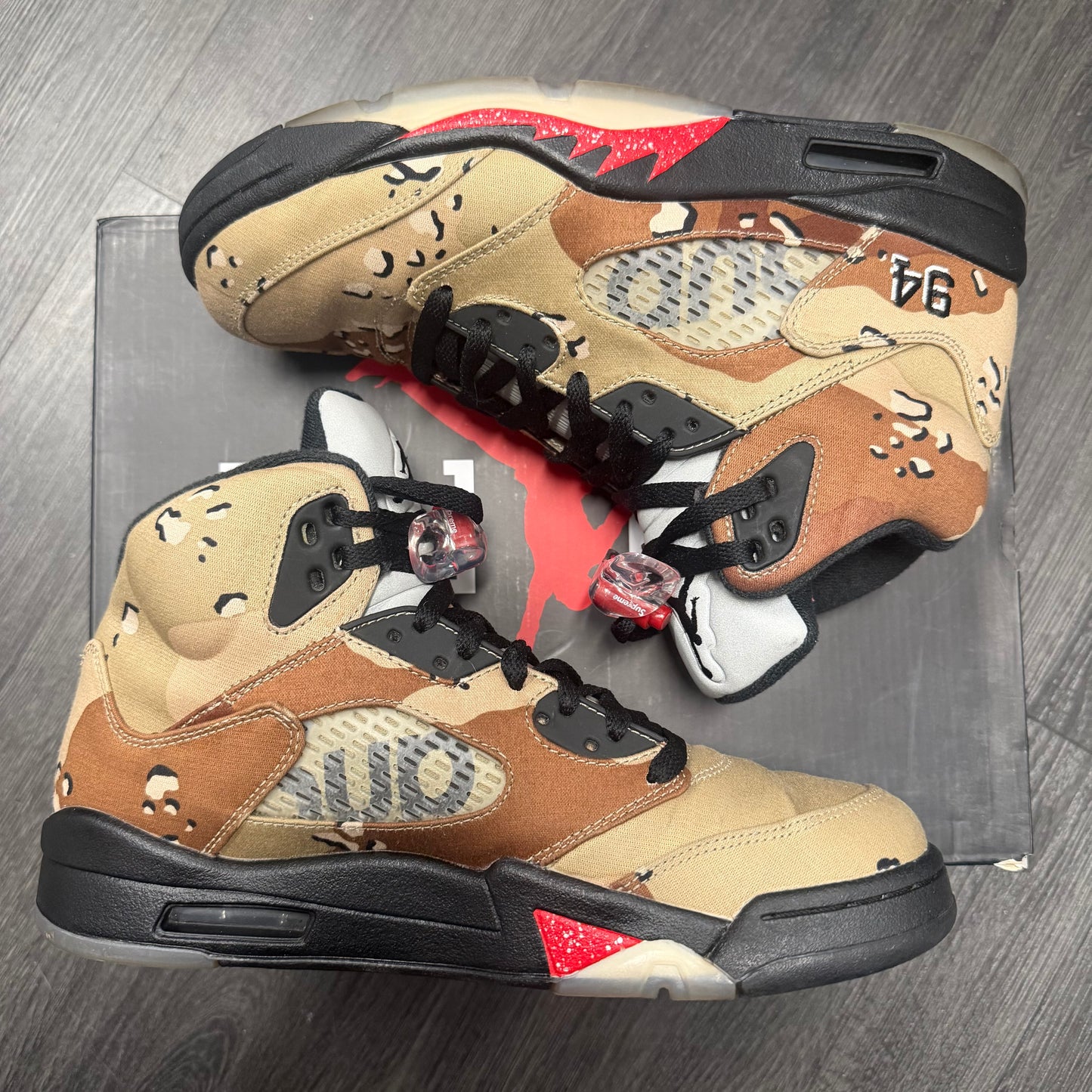Jordan 5 Retro Supreme Desert Camo