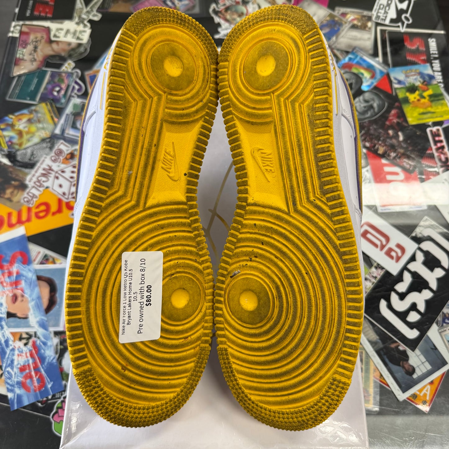 Nike Air Force 1 Low Retro QS Kobe Bryant Lakers Home U10.5