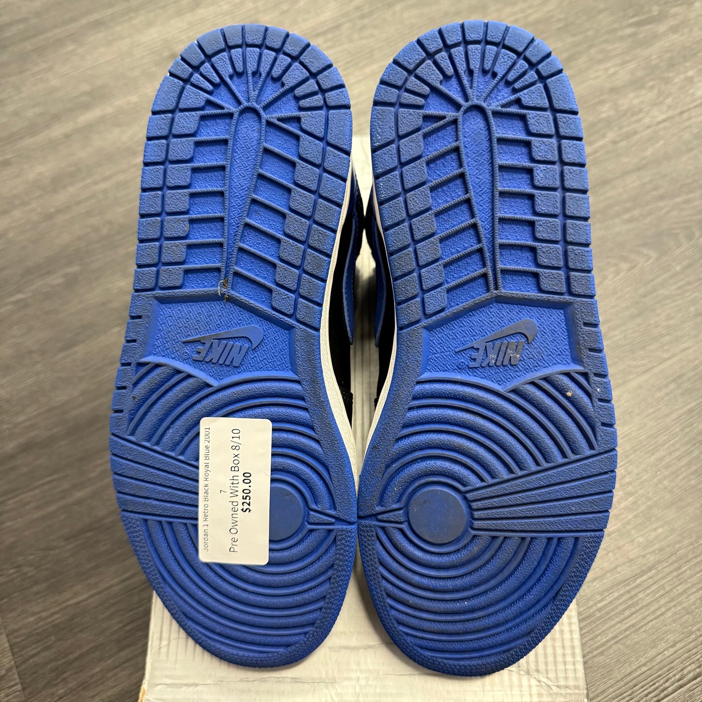 Jordan 1 Retro Black Royal Blue 2001