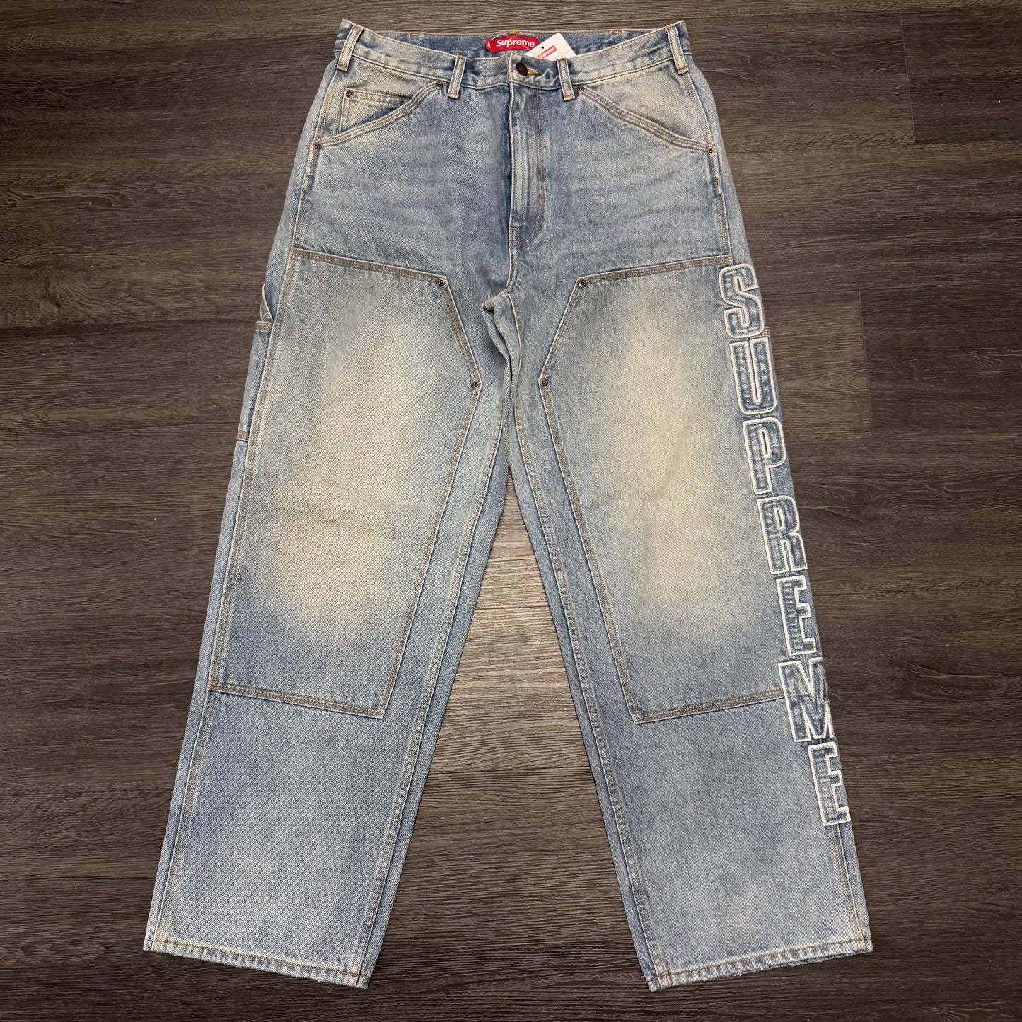 Supreme Reflective Double Knee Pant Denim