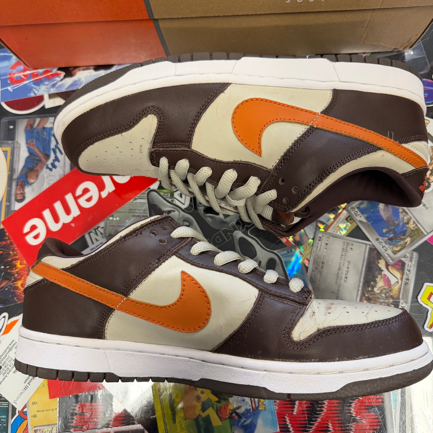 Nike Dunk Low Light Stone Mesa Orange