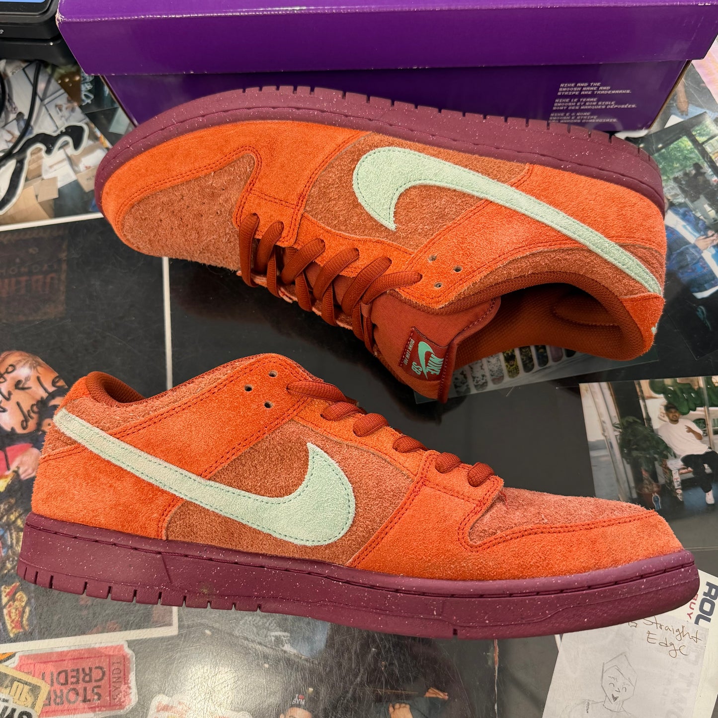 Nike SB Dunk Low Mystic Red Rosewood U14