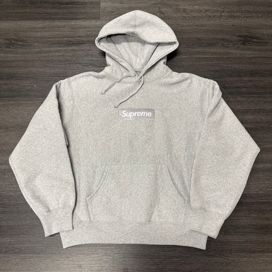 Supreme Box Logo Hooded Sweatshirt Sweatshirt (FW24) Heather Grey