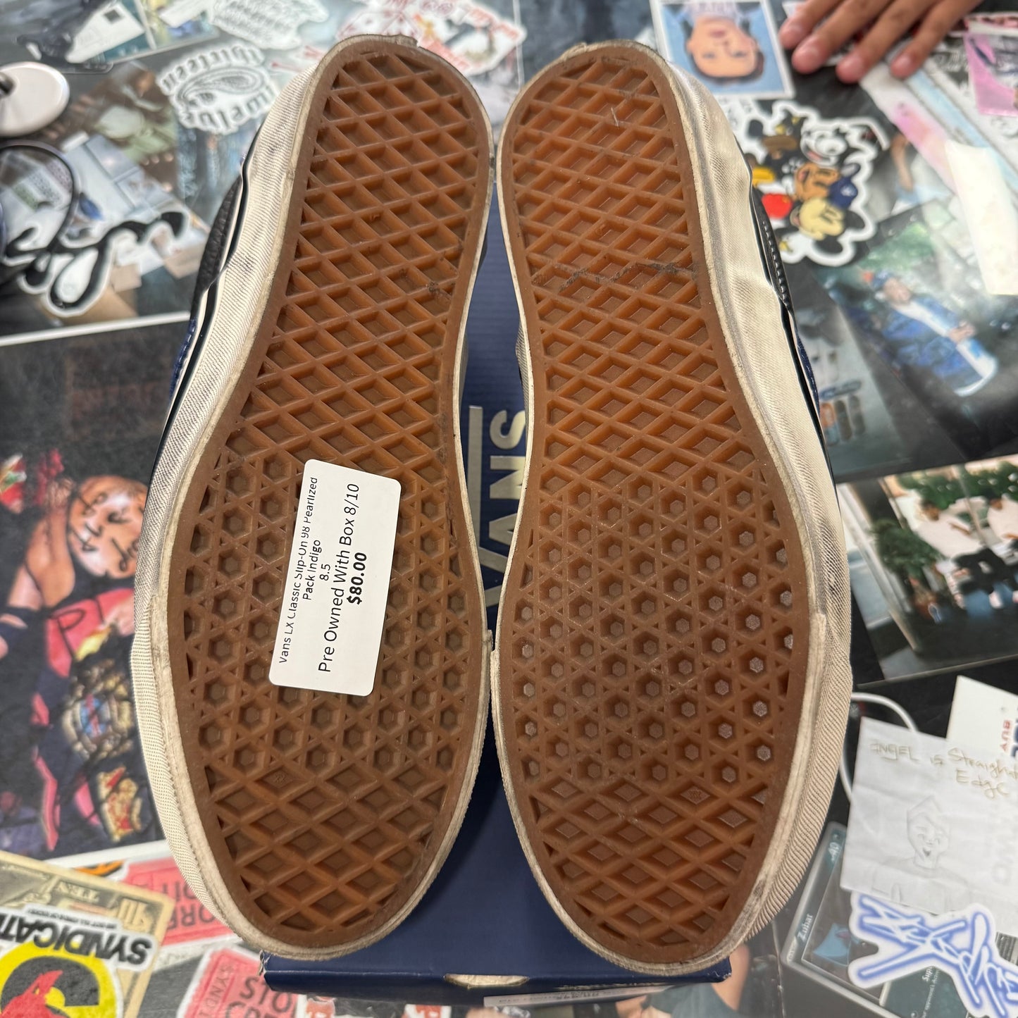 Vans LX Classic Slip-On 98 Pearlized Pack Indigo